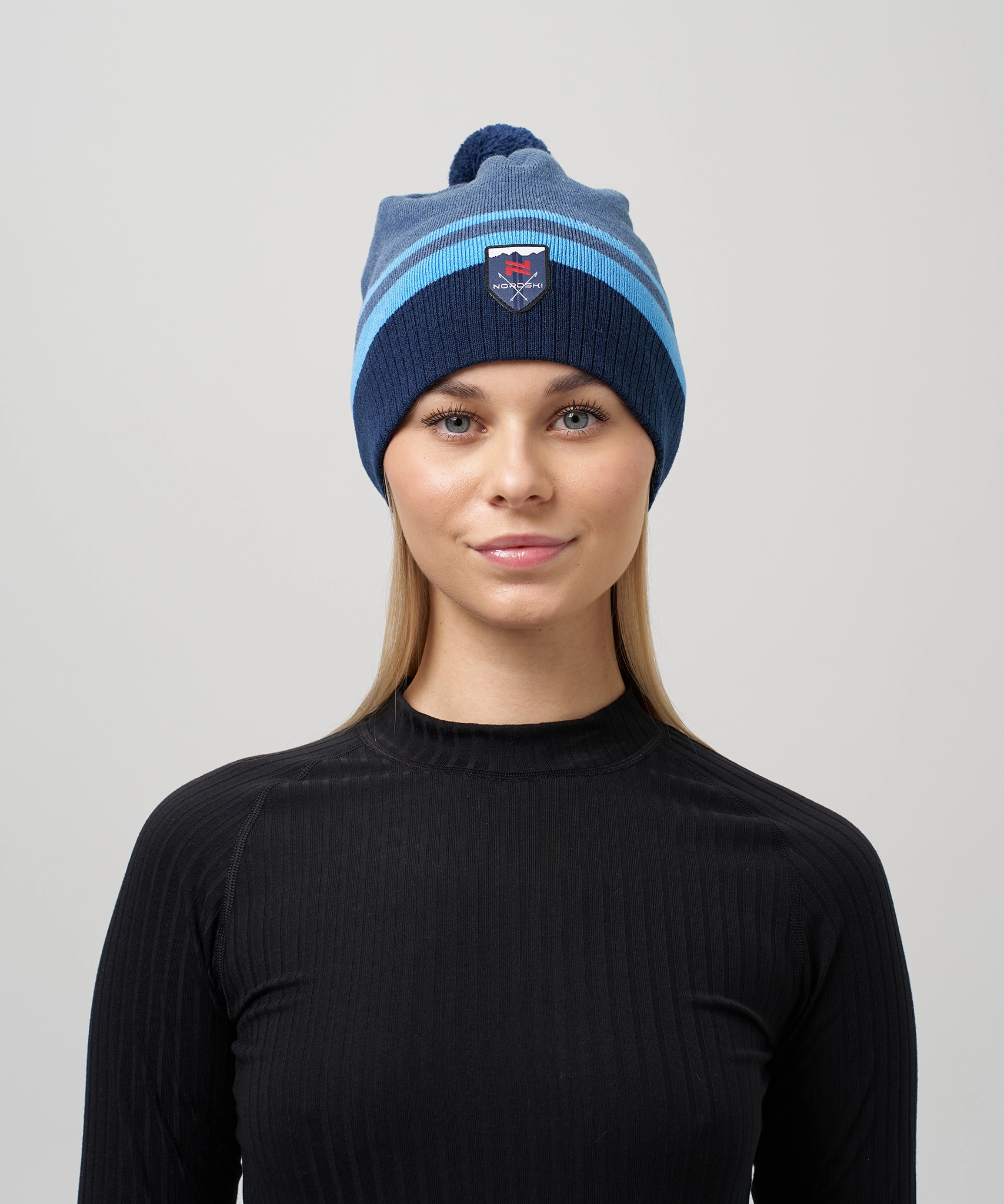 Шапка Nordski Move Ice Mint/Grey