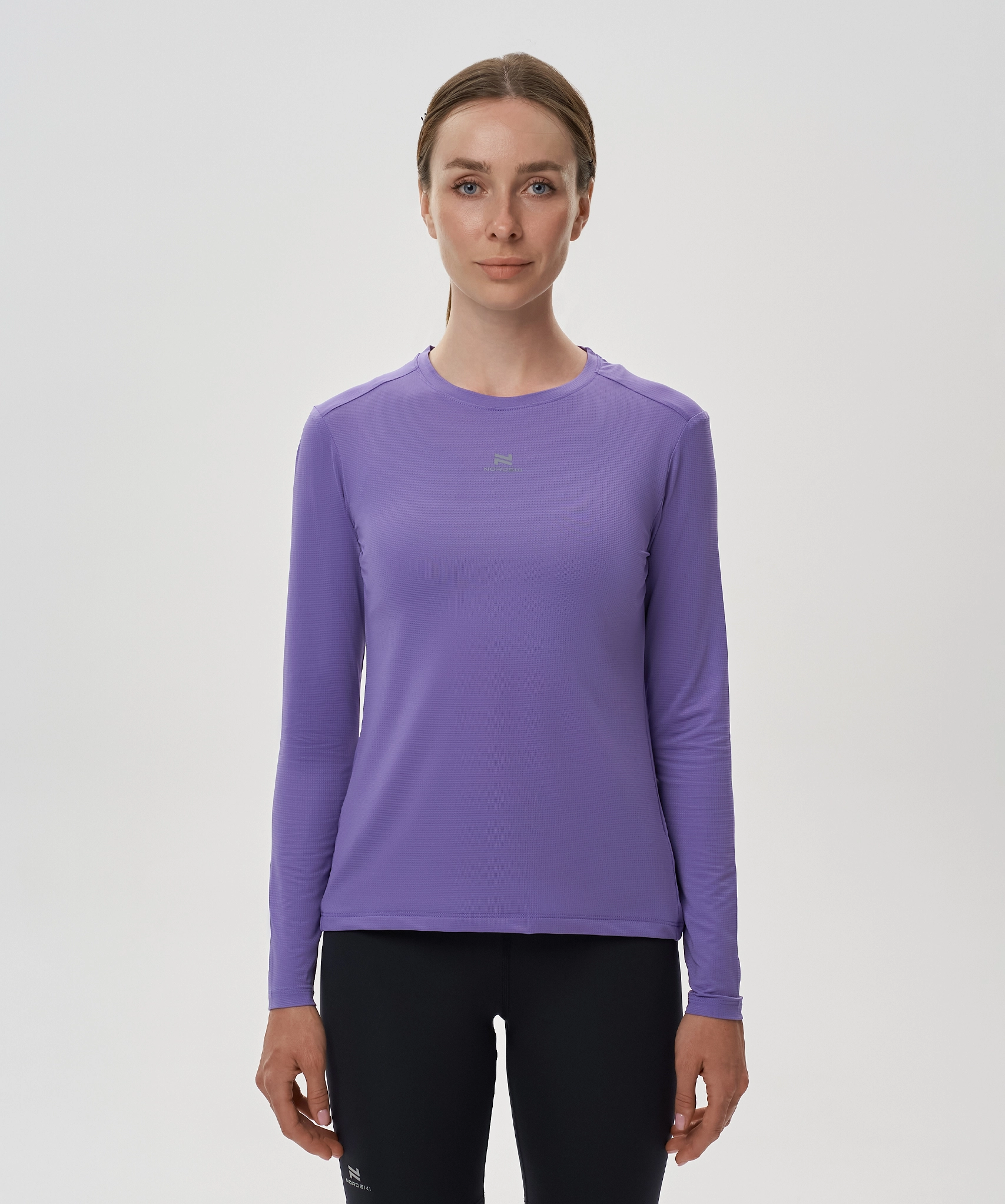 Футболка Nordski Run 2.0 Berry W с длинным рукавом