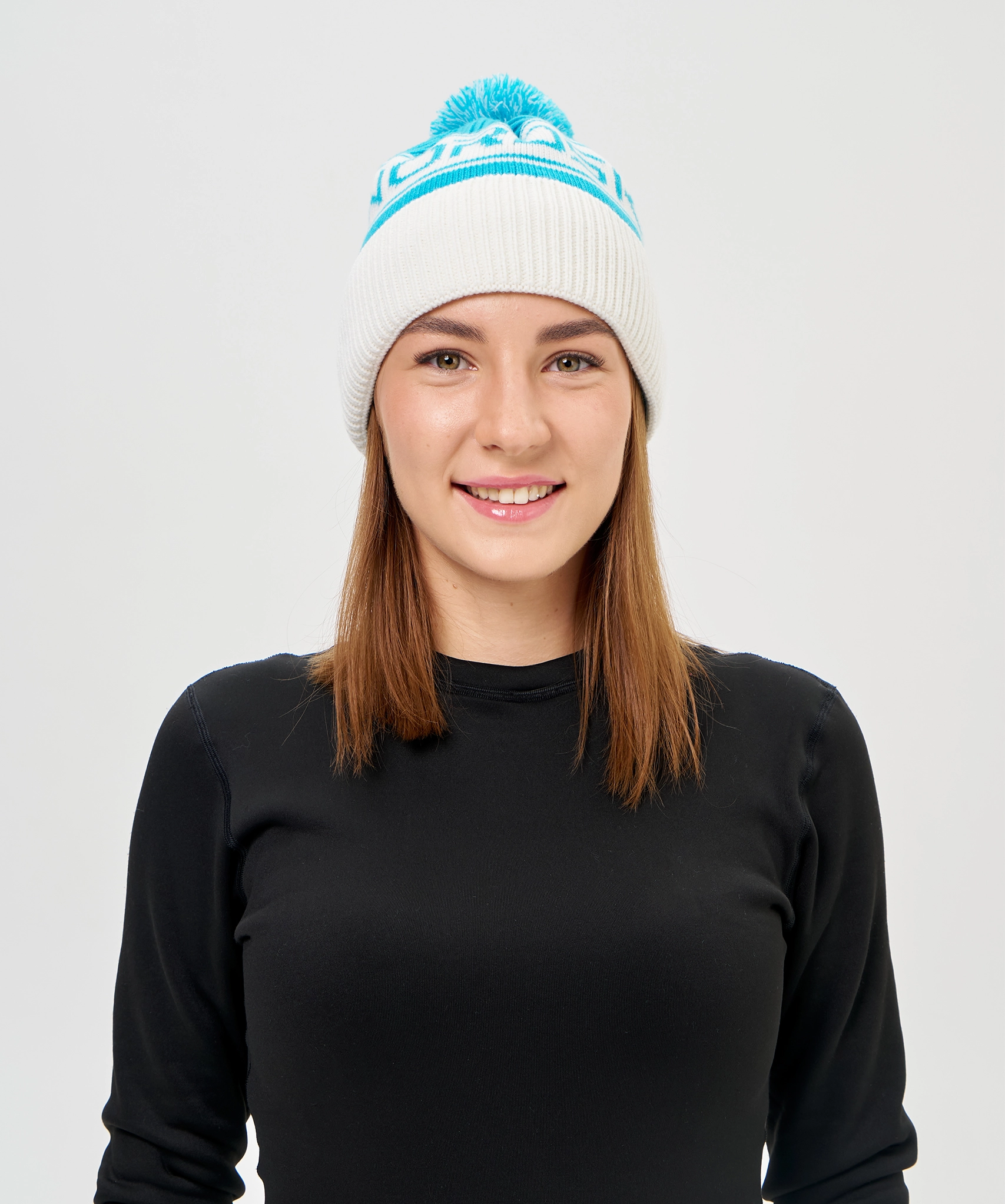 Шапка Nordski Blizzard Ice Water/White