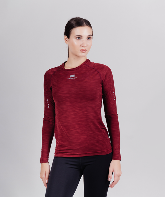 Футболка Nordski Pro Coral W с длинным рукавом