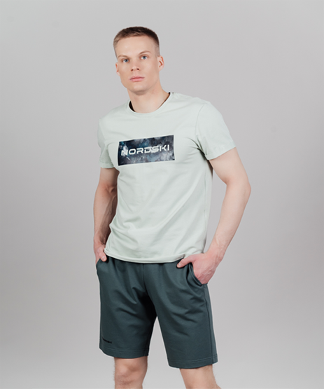 Футболка Nordski Simple Logo Grey/Ice