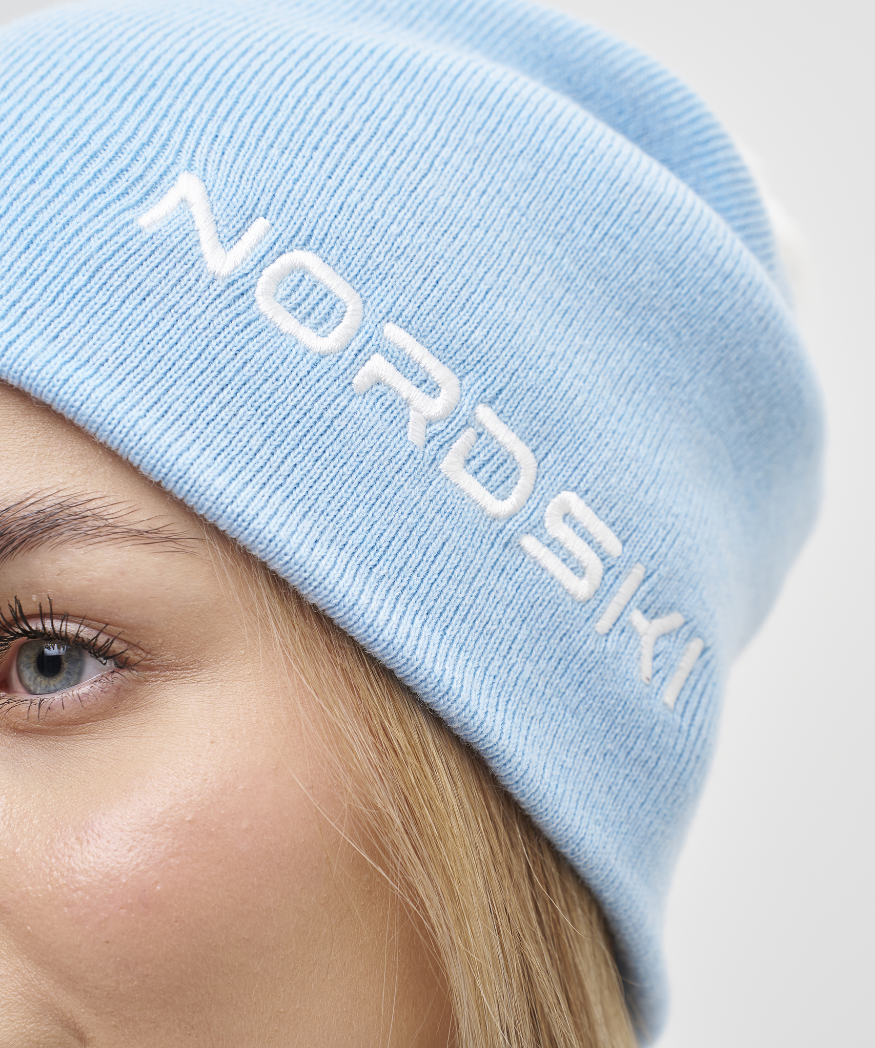 Шапка Nordski Embroidery Aqua