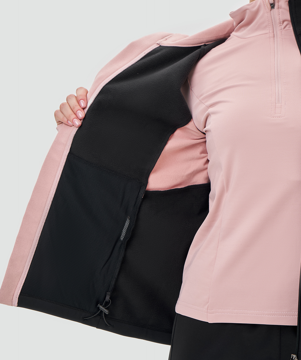 Жилет тренировочный Nordski Core Black/Soft Pink W