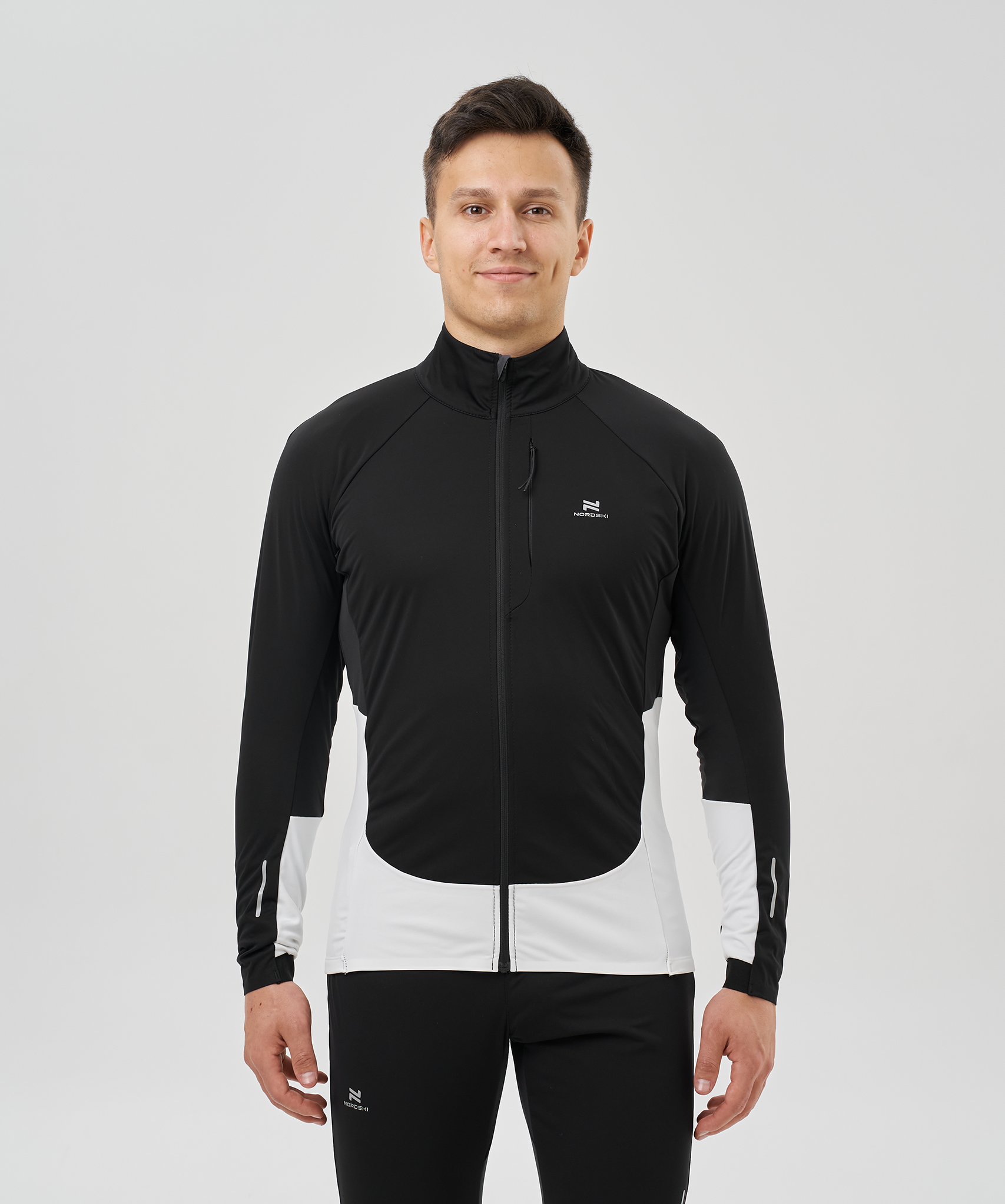 Тренировочная куртка Nordski Race Black/White