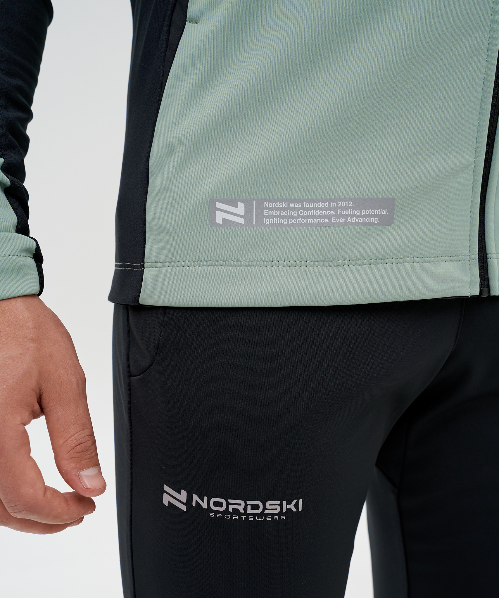 Тренировочная куртка Nordski Pro 2.0 Pearl Blue/Ice Mint/Black